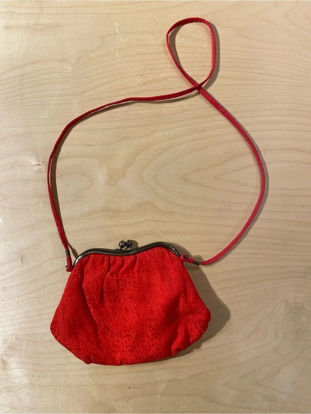 Mitzi Red Women's Crossbody Clutch Bag (RK)
